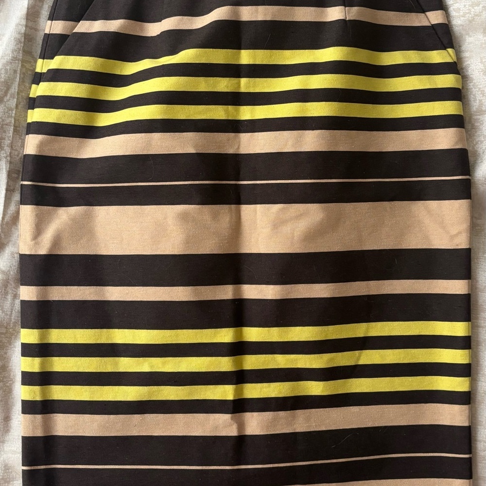Whistles Striped Cotton Skirt US 6